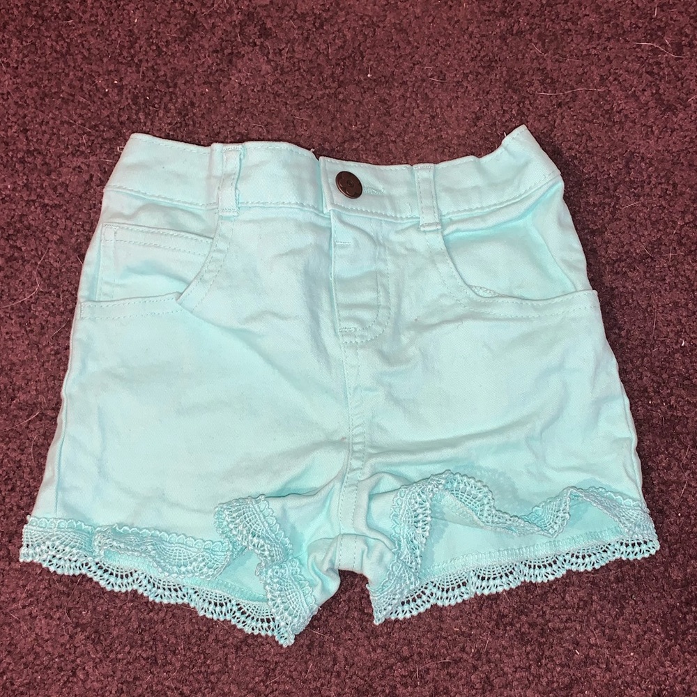 Kids teal shorts